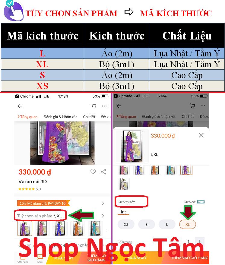 [HCM]Vải áo dài 3D hoa eo - L 586