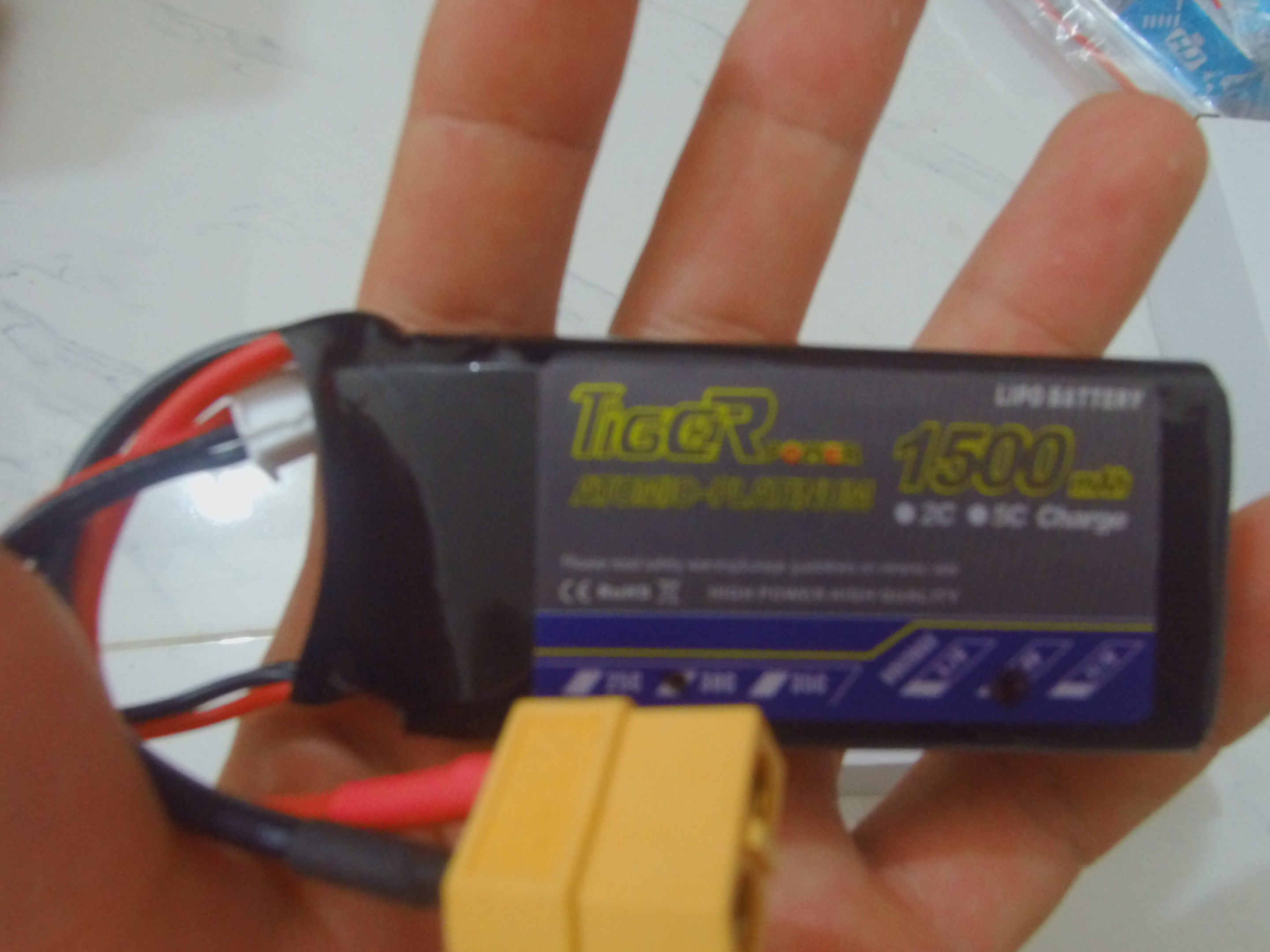 Pin Tiger LiPo 2s (7.4v) 1500mah 30C