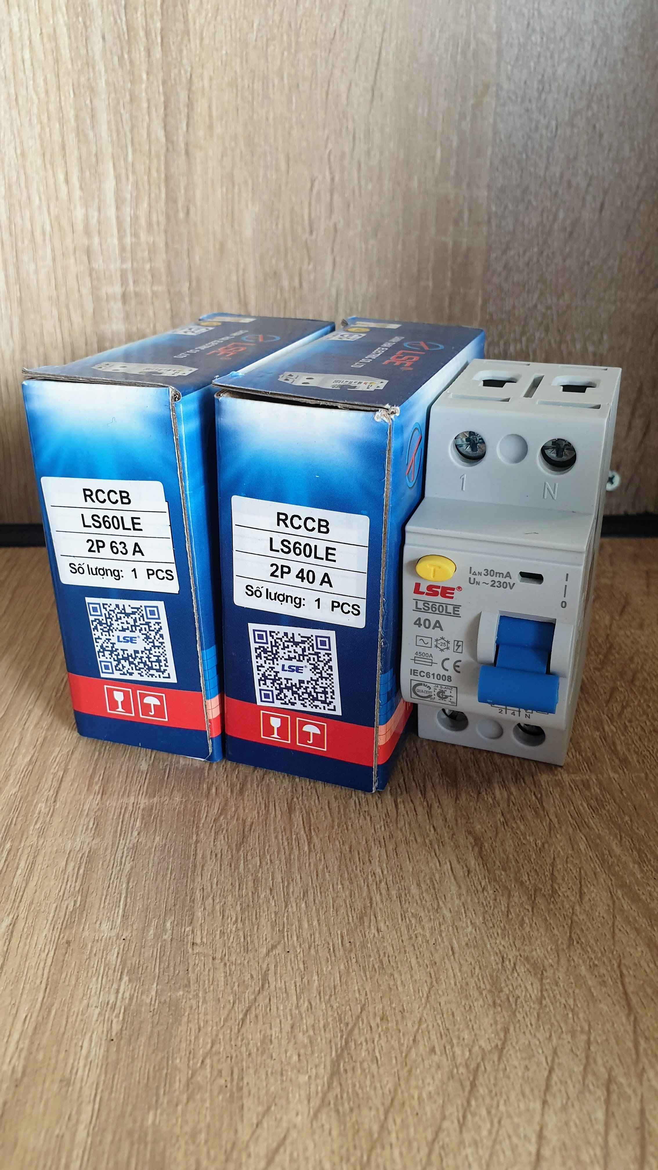 CB chống giật, chống rò LSE RCCB LS60LE