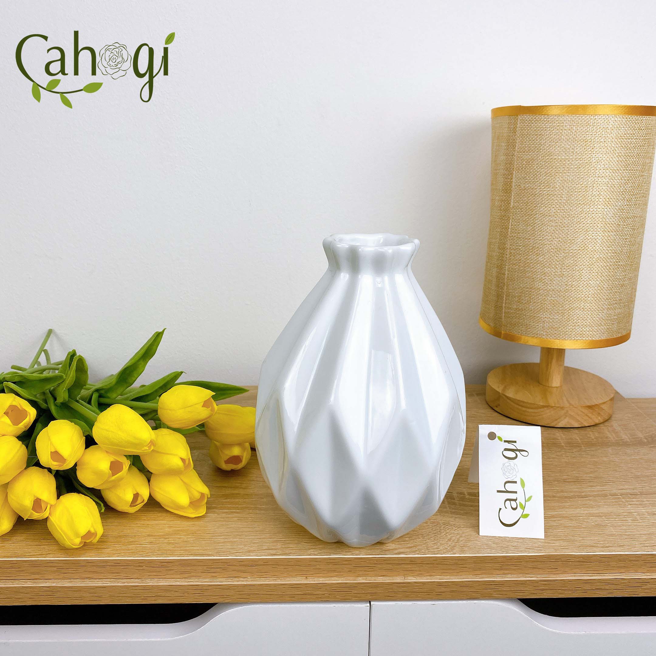 Bình Sứ Lọ Hoa Trám Qủa Dứa