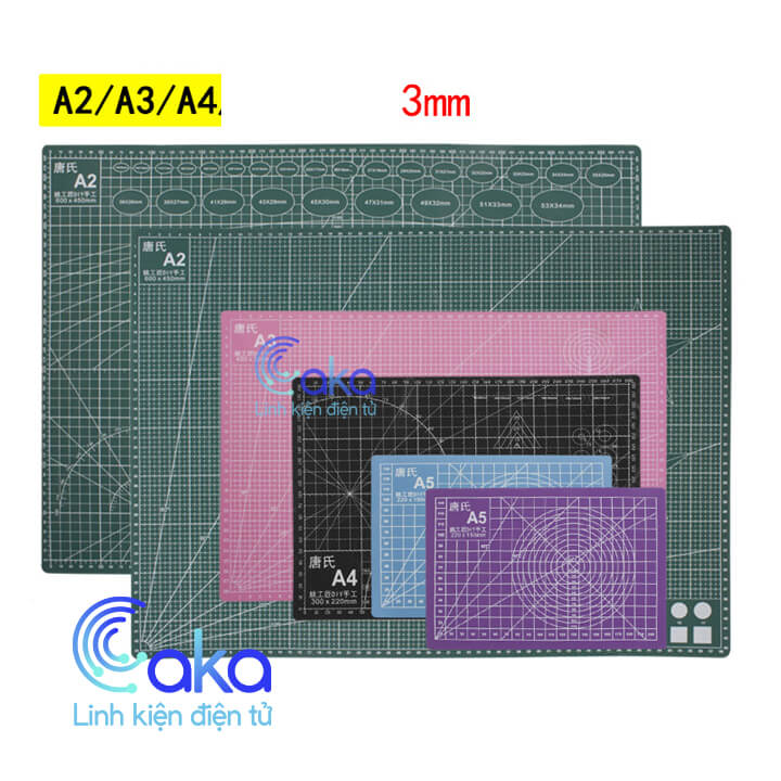 Bảng cắt cutting A4 màu HỒNG