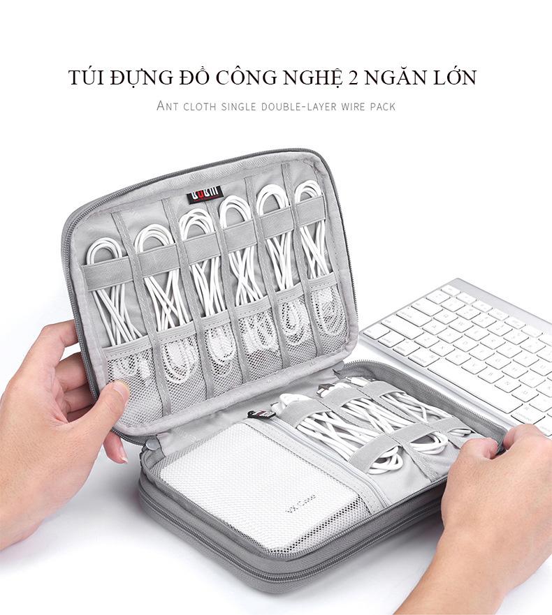 [HCM]Túi đựng đồ công Nghệ 2 Lớp tiện ích ( Túi đựng Ipad mini 7.9inch)