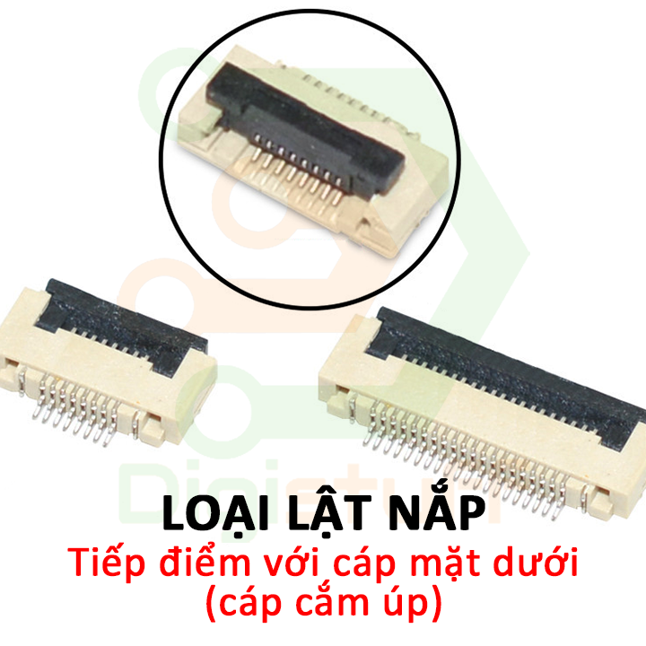 FFC socket / ZIF socket 0.5mm PITCH