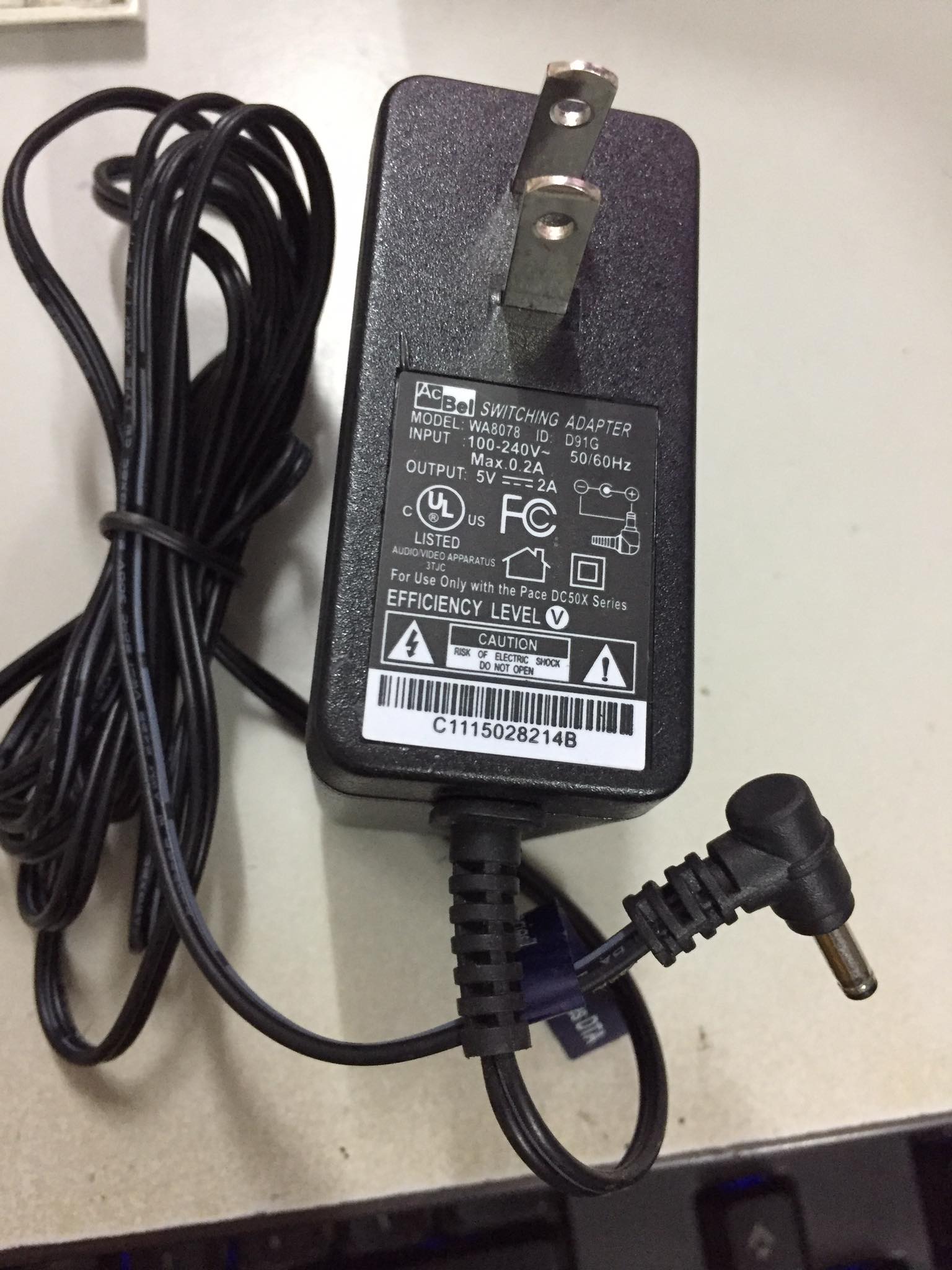 nguồn 5V- 2A chân nhỏ (cho camera wifi yoose, siepem)