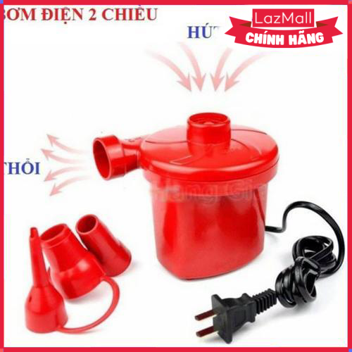 Bơm hơi điện mini vouller 2 chiều - hàng chính hãng
