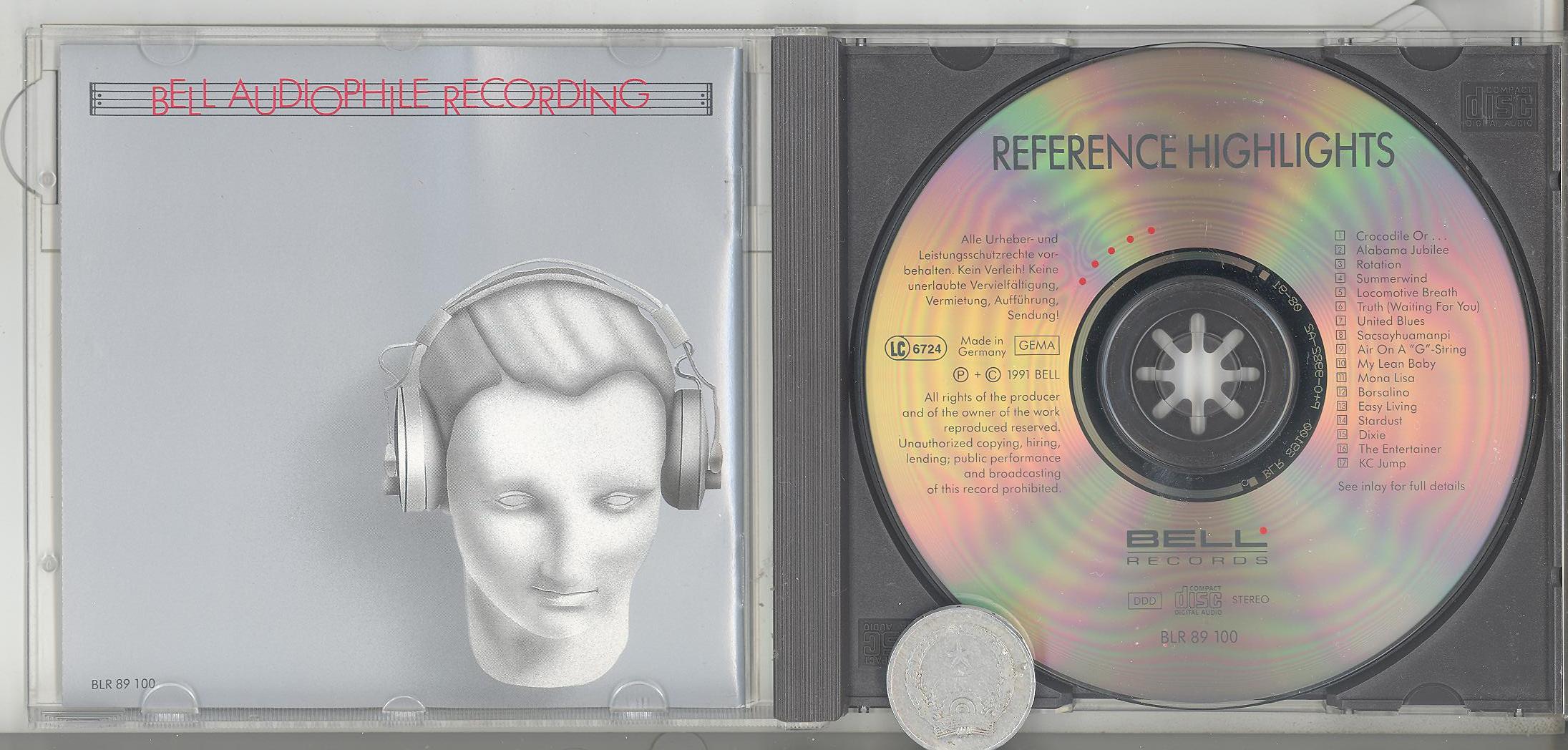 stereomate - Đĩa nhạc - CD gốc: Reference Highlights Vol. 1 [Bell Audiophile Recording] 