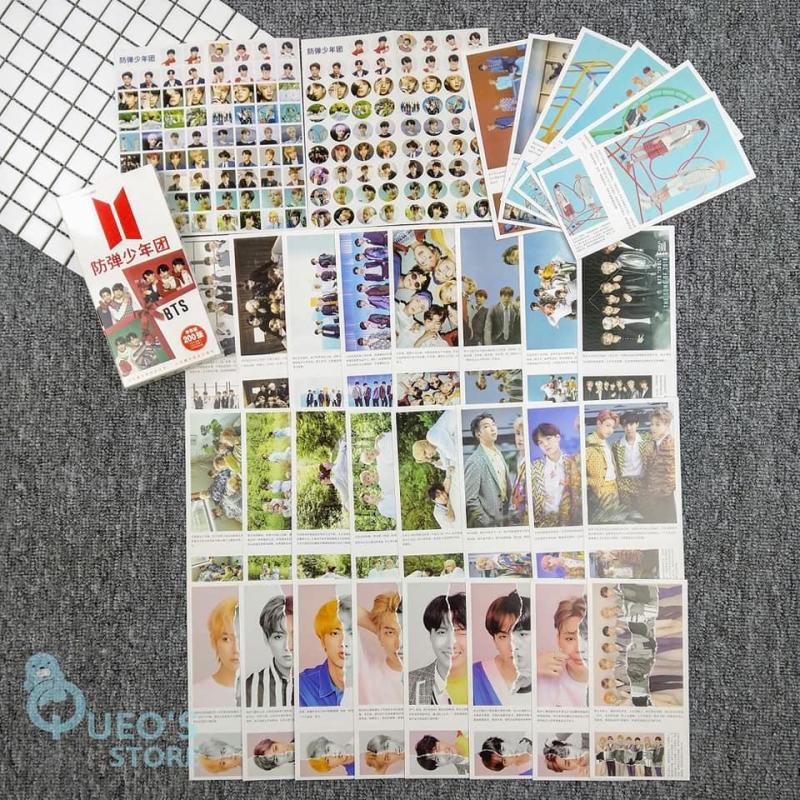 Hộp postcard BTS, JungKook (30 postcard + 30 lomo + 120 hình dán)