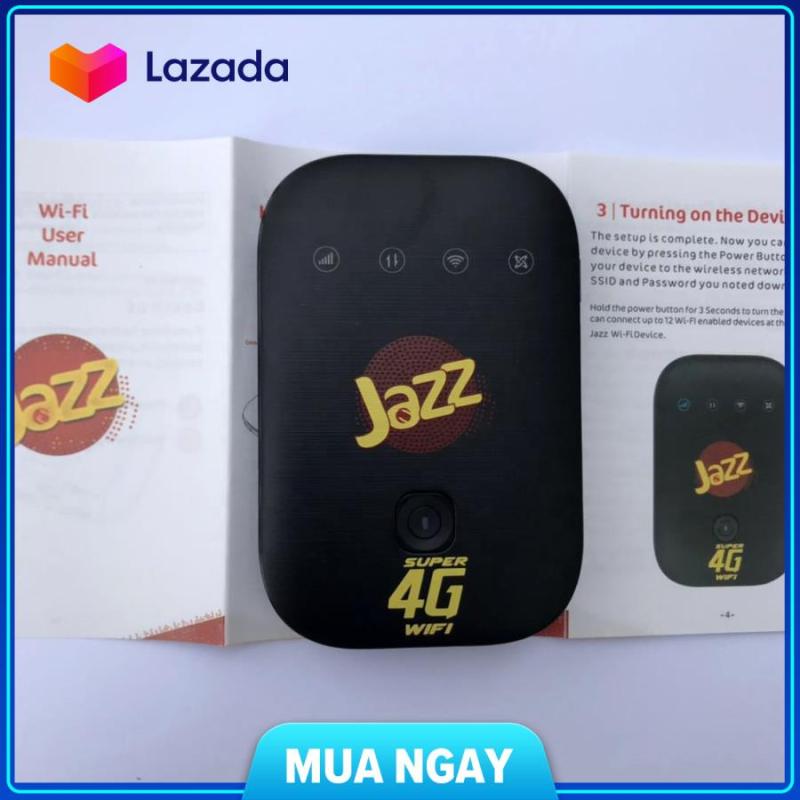 Bảng giá Bộ Phát Wifi 4G Jazz MF673 - Cục Phát Wifi Di Động Jazz Super 4G phát 12 máy kết nối Phong Vũ
