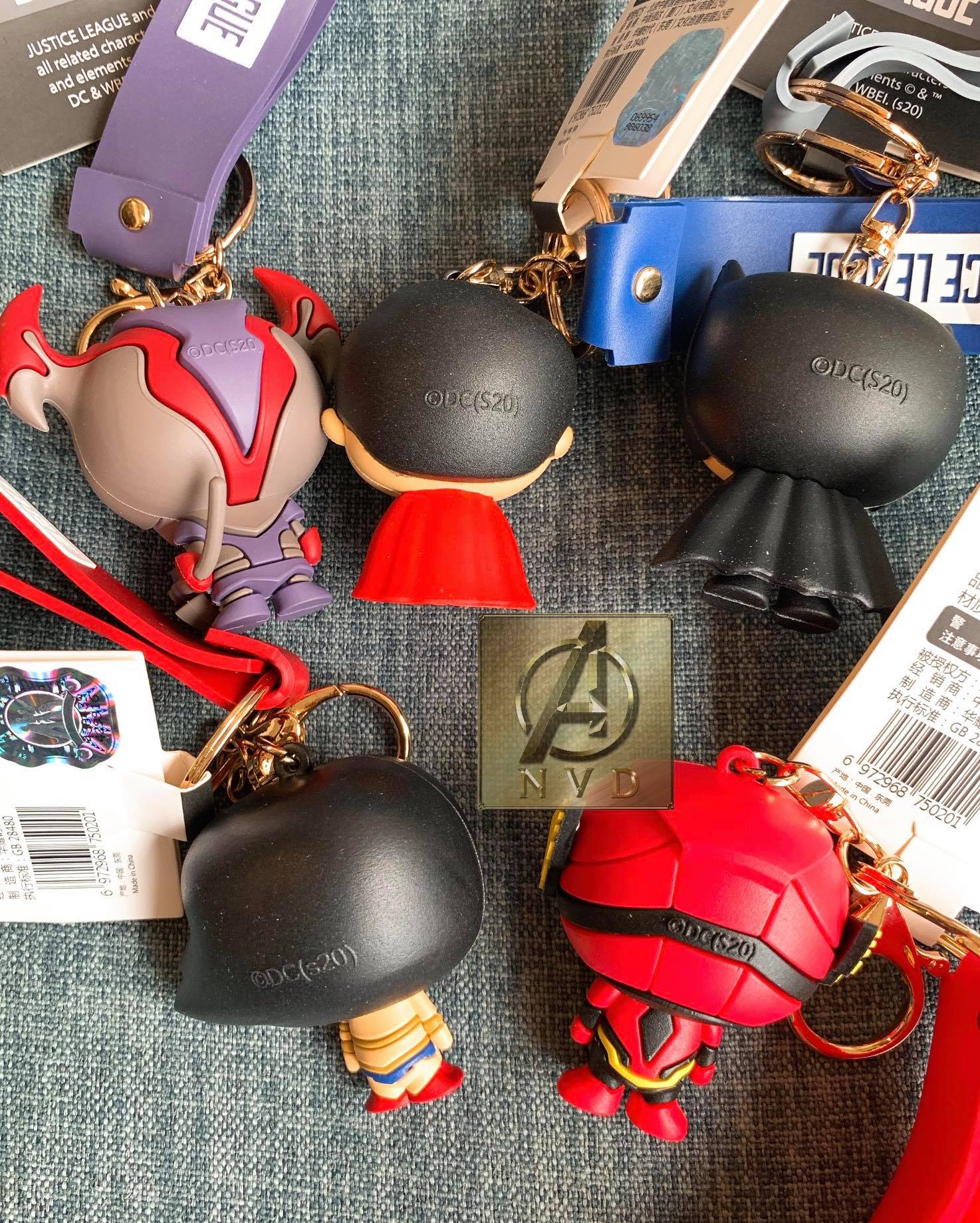 [HCM]Móc khóa hãng DC Superman Batman Flash cực xịn