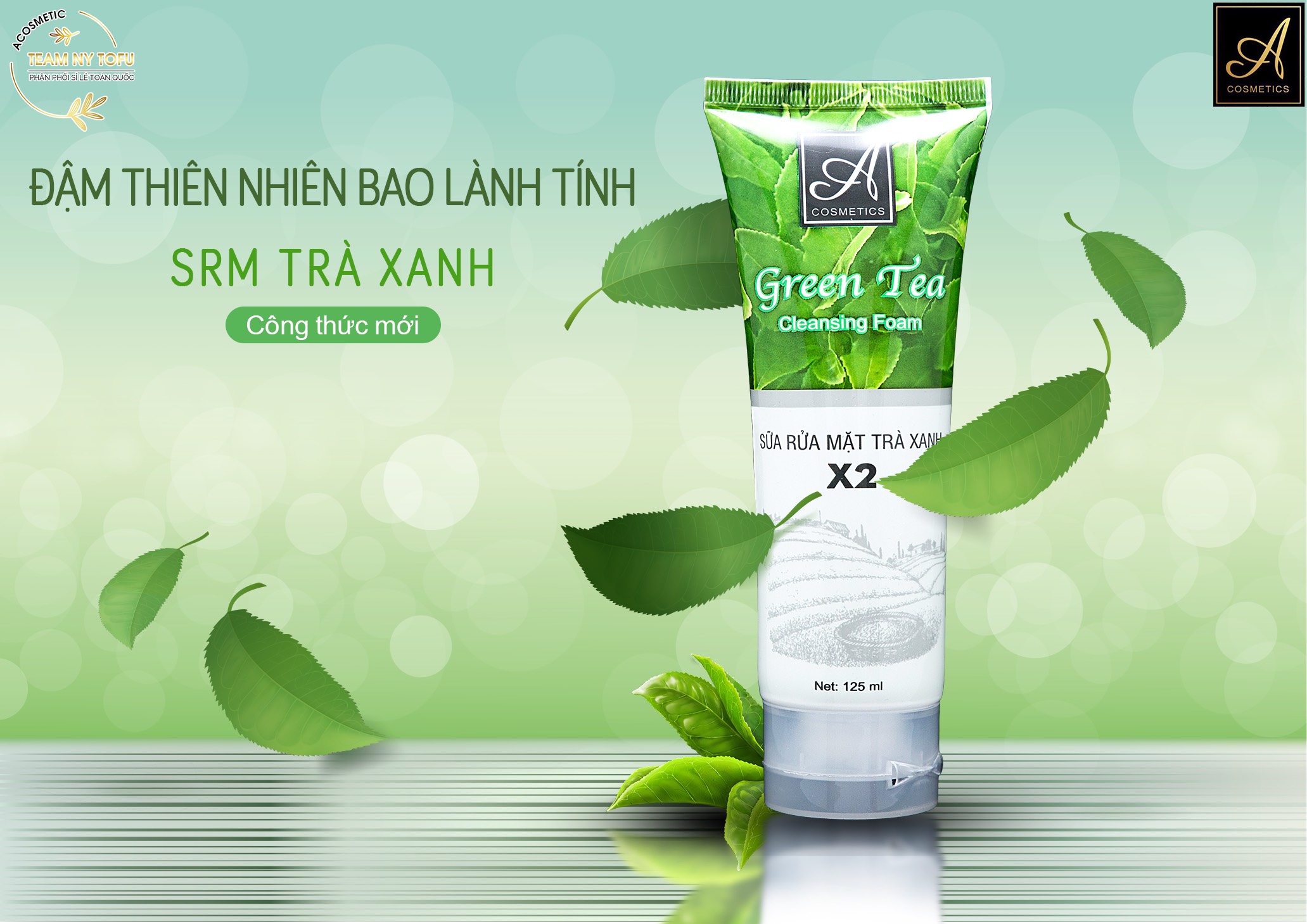 Sữa Rửa Mặt Trà Xanh A Cosmetics