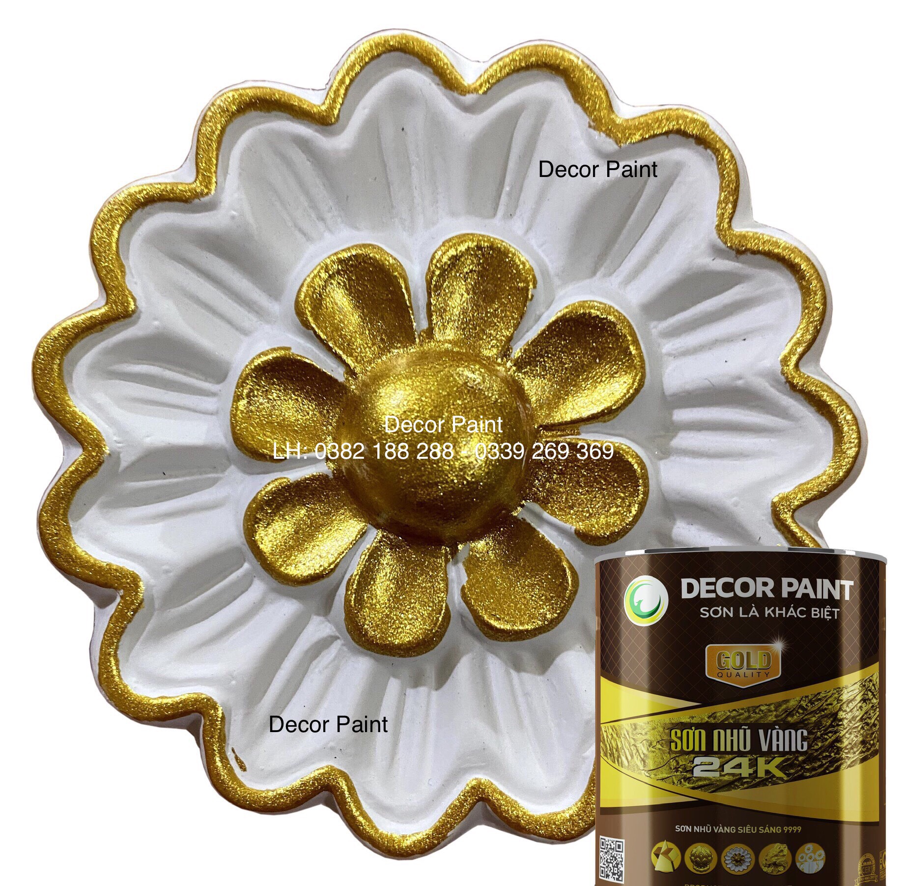 Sơn nhũ vàng 24K Decor Paint