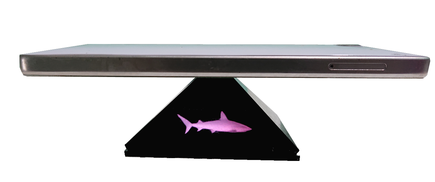 [HCM]Lăng kính Hologram 3D Pyramid dành cho Iphone