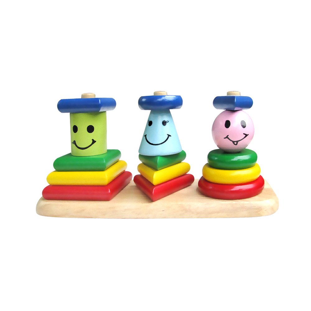 Bộ xếp hình 3 trụ Winwintoys 62072