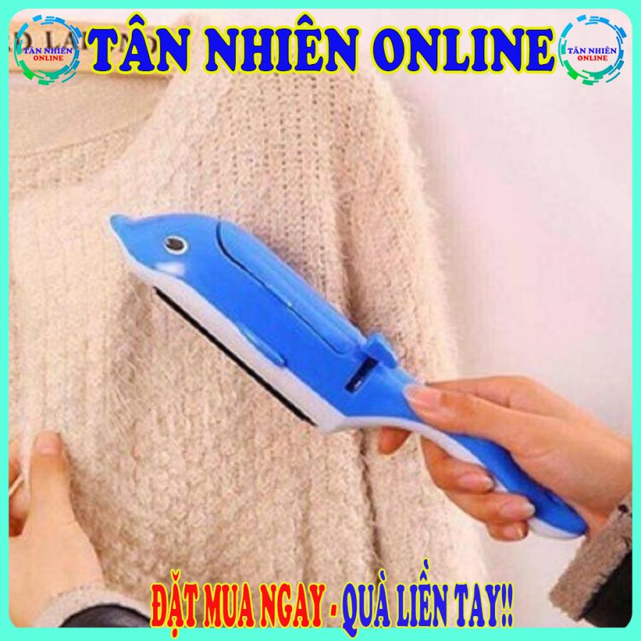 [Xả lỗ] Hút bụi quần áo hình cá hút đến đâu bụi hết đến đấy