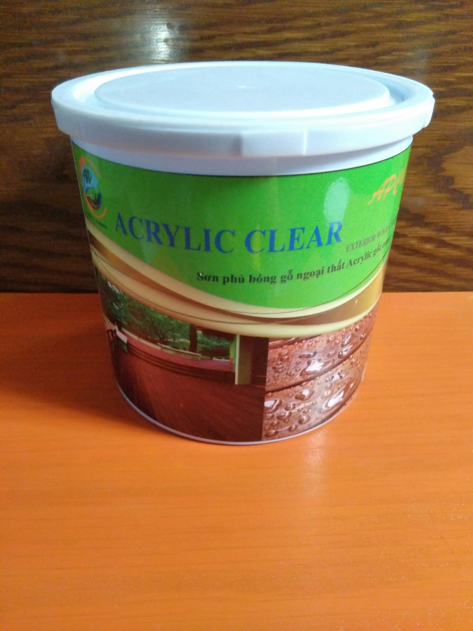 Sơn Phủ Bóng Gỗ Nội Thất Gốc Nước,Sơn Gỗ Acrylic