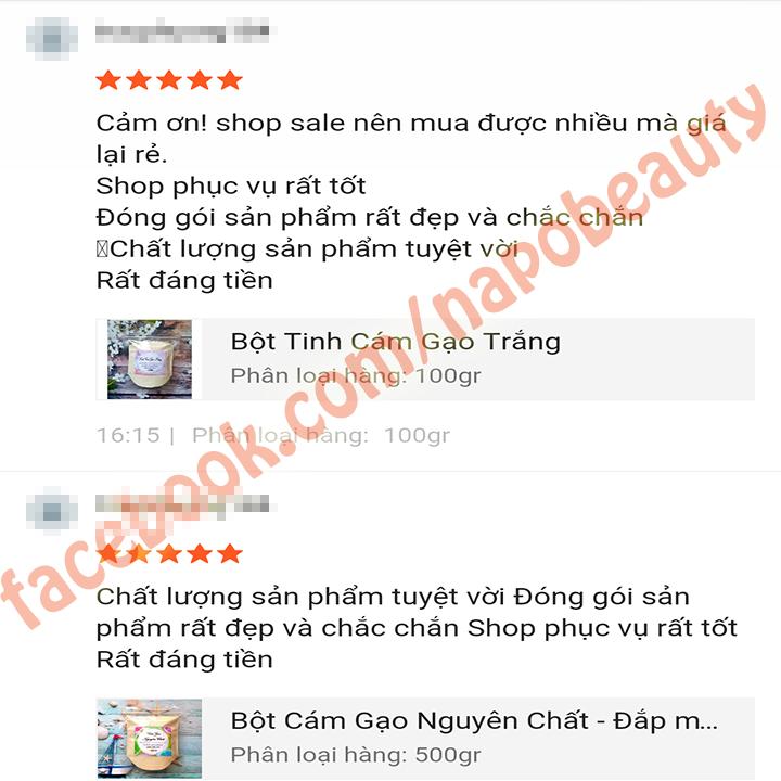 [HCM]Bột Tinh Cám Gạo Sữa 100 Gram - Đắp Mặt Ủ Body