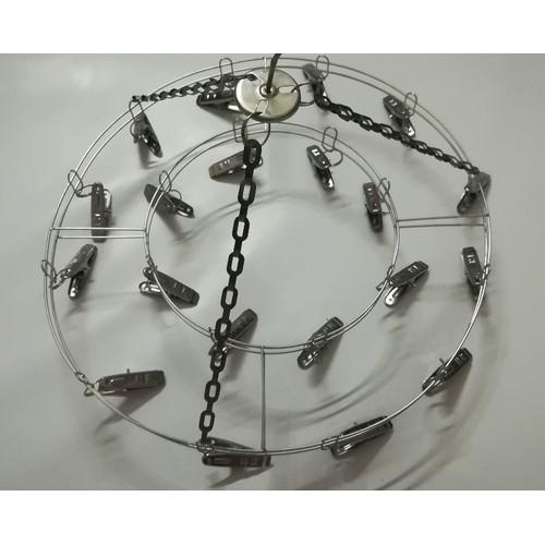 móc chùm, móc tròn inox phơi quần áo trẻ em