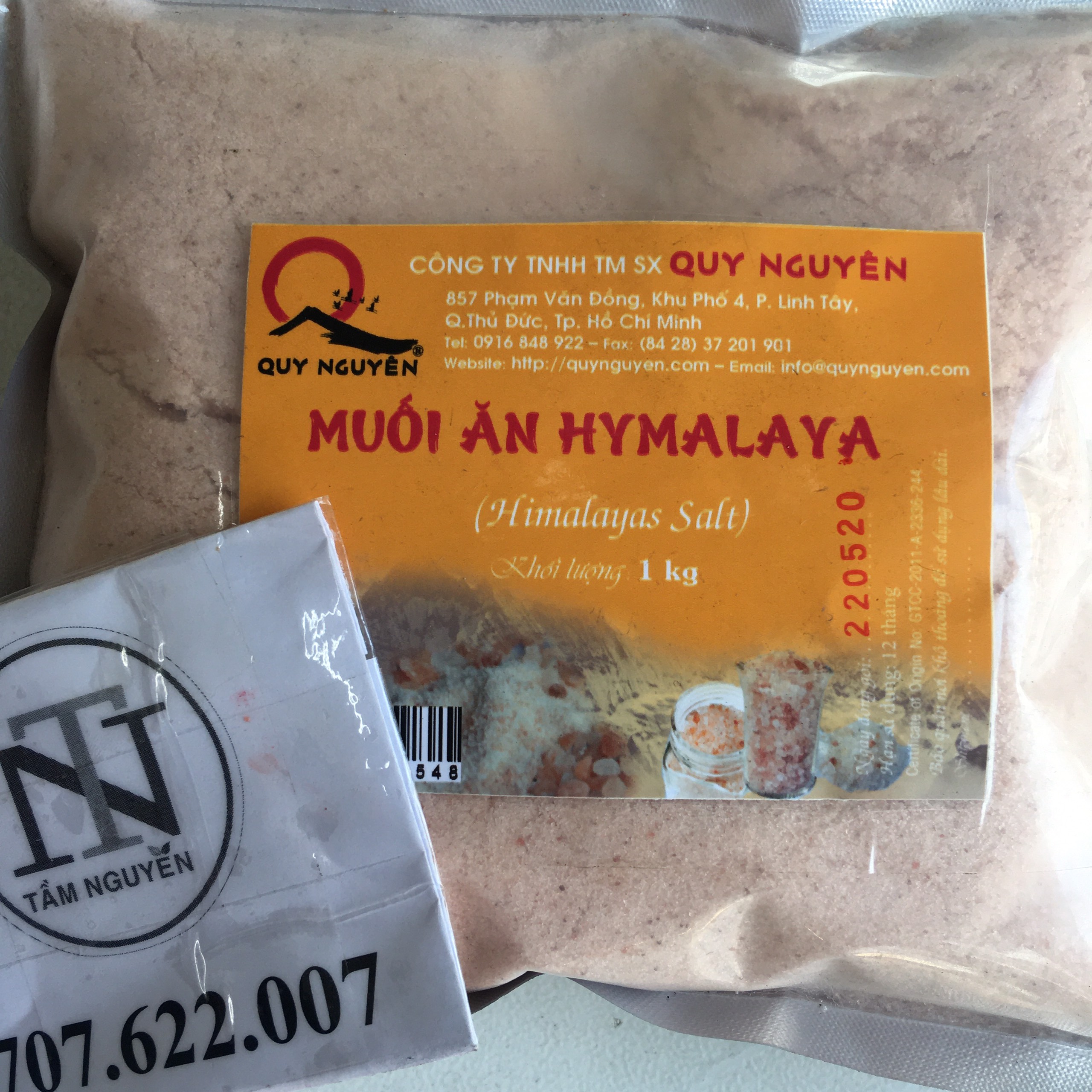 Muối ăn Hymalaya Quy Nguyên 1kg