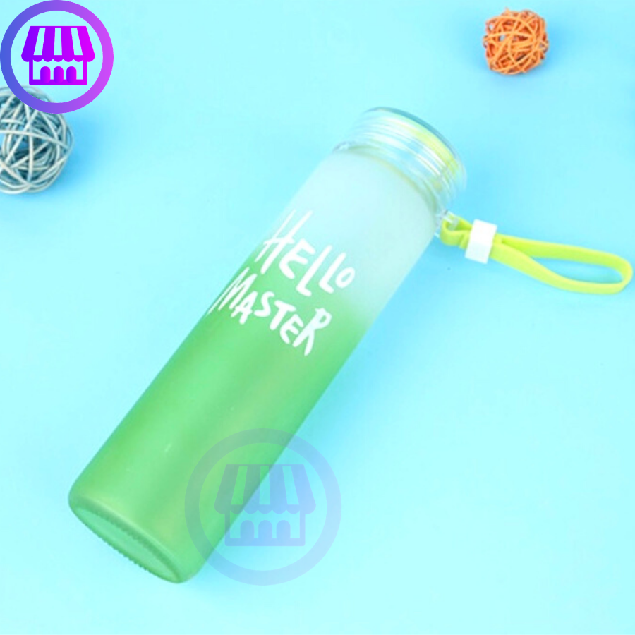 [HCM]Combo 9 bình thuỷ tinh đựng  nước hello master SG-A002
