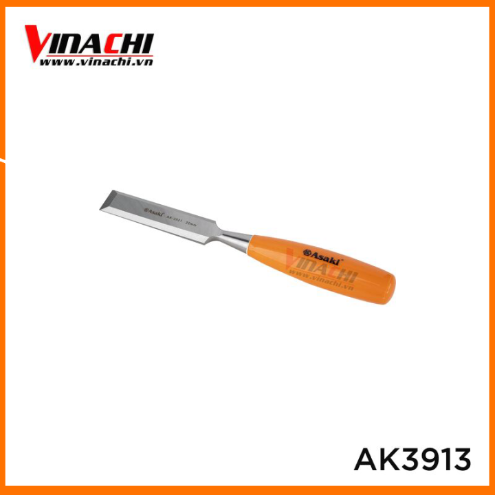 Đục Tay Asaki AK-3913 12mm - Đục Tay Asaki AK-3913 Chuyên Dùng Để Đục, Đẽo, Khoét Lỗ, Chạm Khắc Trên Bề Mặt Gỗ