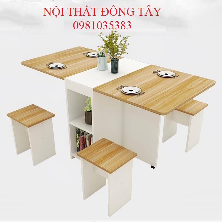 BÀN ĂN THÔNG MINH + 4 GHẾ (DT083)