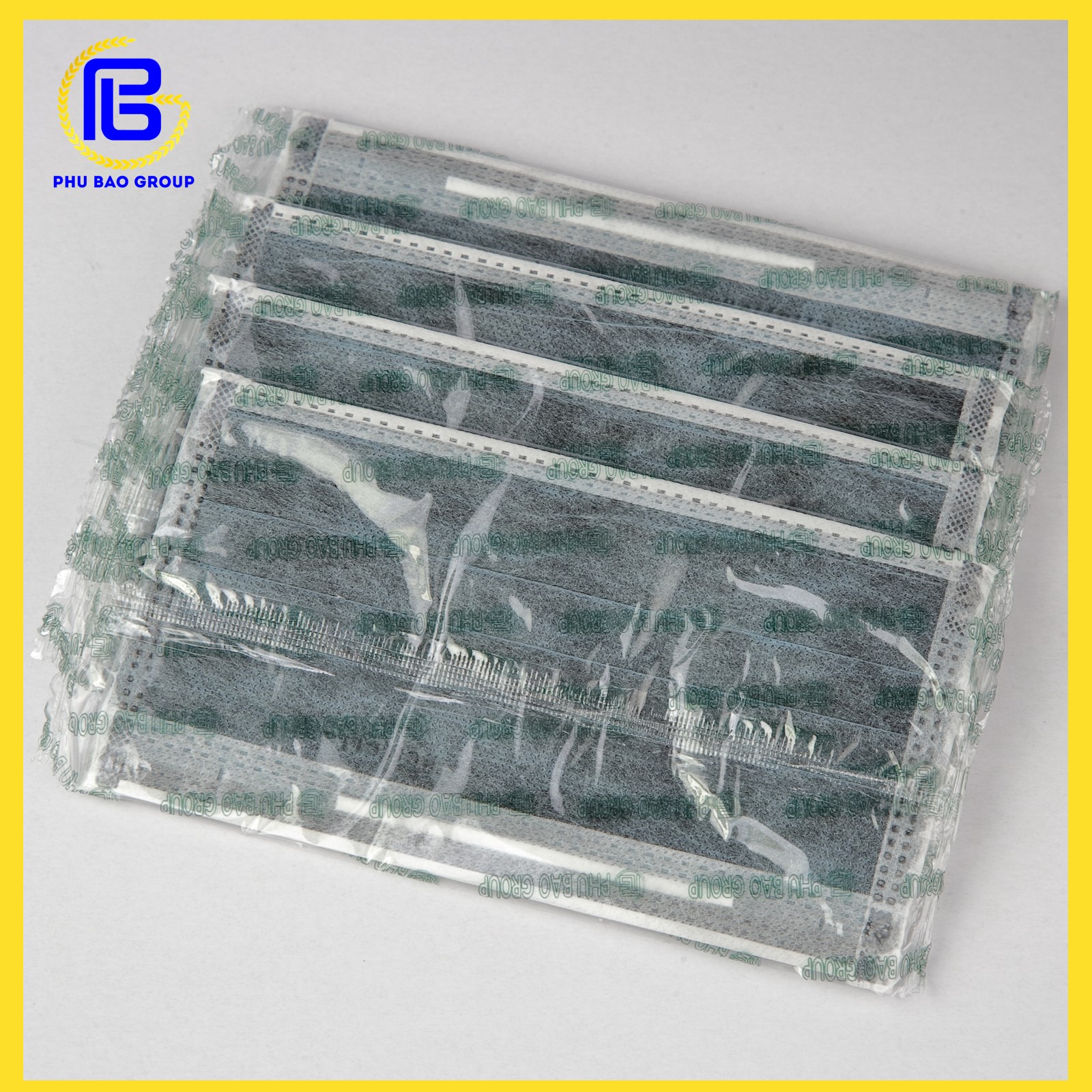 Bịch khẩu trang y tế cao cấp chính hãng Perfetta Carbon (5 cái/ bịch)