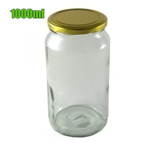 HŨ THỦY TINH 1000ML NẮP THIẾC – HŨ ĐỰNG THỰC PHẨM, NGÂM TRÁI CÂY, LÀM SỮA CHUA