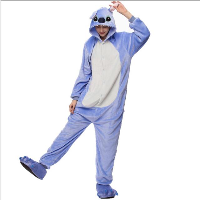 Bộ Đồ Thú Pijama Stitch Xanh