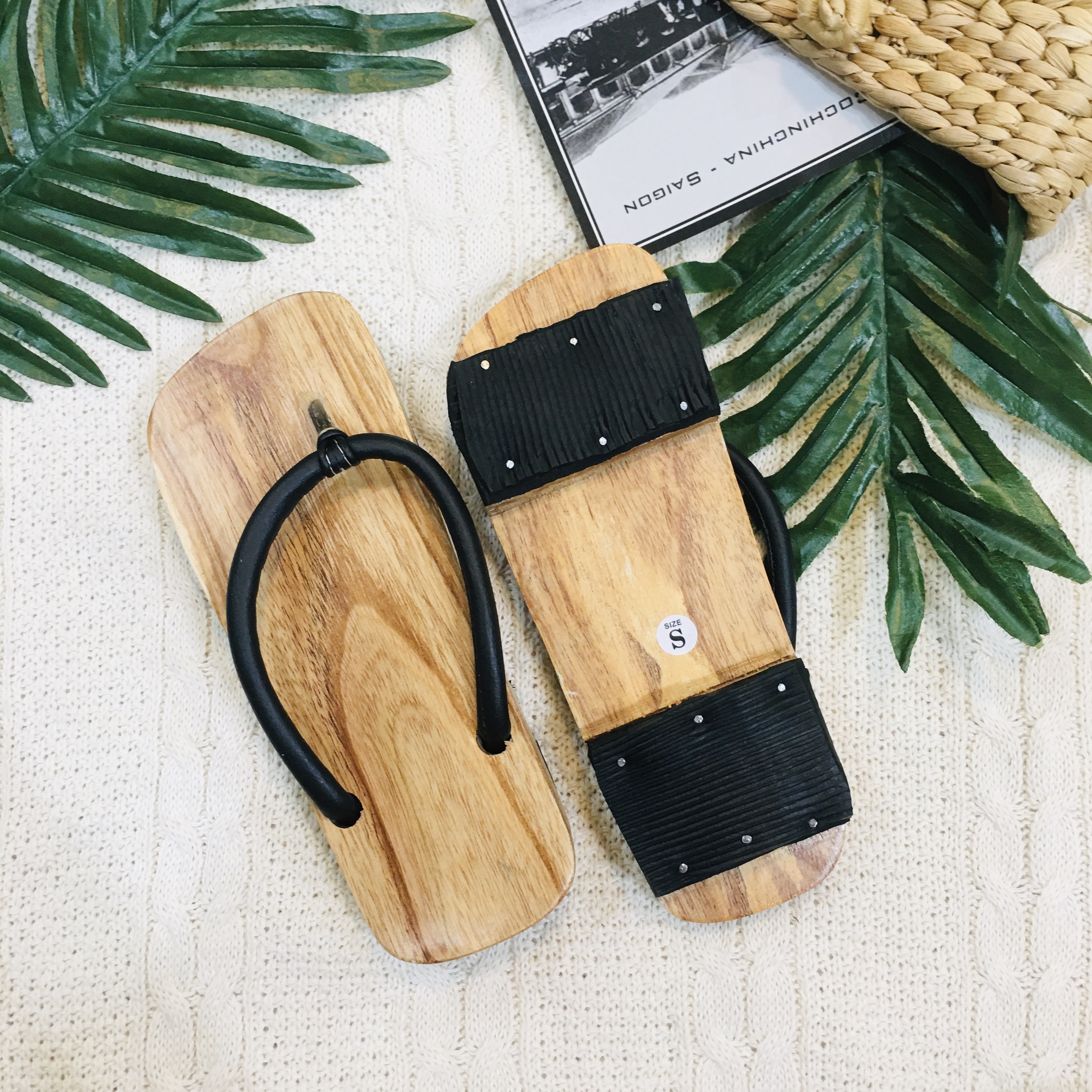 [HCM]GUỐC GỖ MỘC NAM NỮ QUAI CHÉO SÀI GÒN