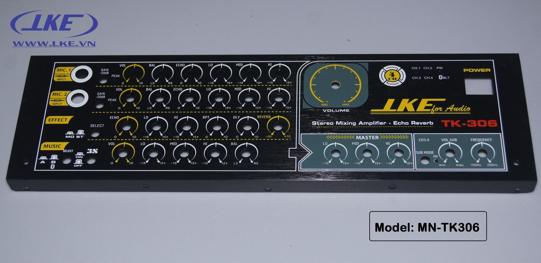 [HCM]Mặt nhôm ampli karaoke TK306 LKE