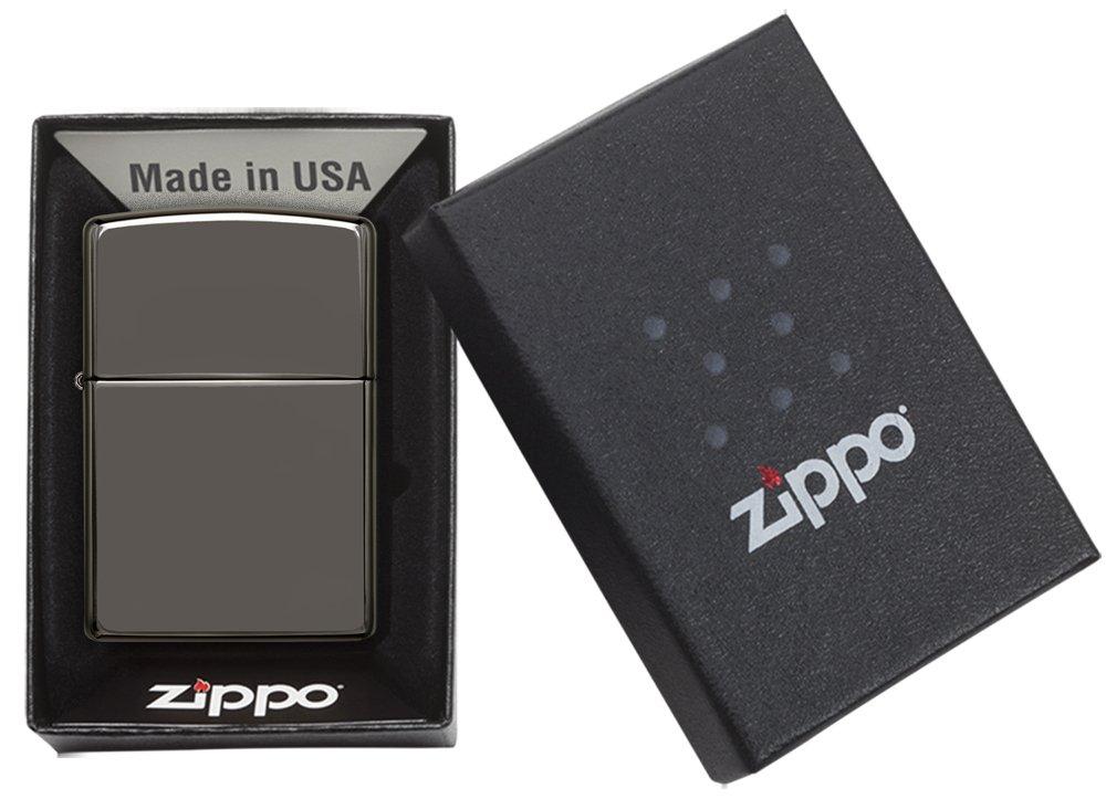 Zippo 150 - Bật Lửa Zippo Black Ice (Dark Chrome) 150