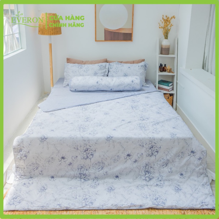Chăn bốn mùa K-Bedding KMTP 105 MicroTencel In hoa