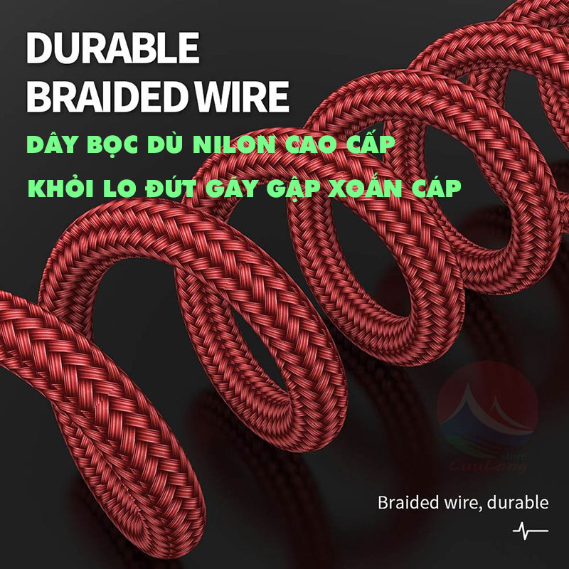 Cáp Sạc Tự Ngắt Hẹn Giờ Thông Minh 3H, 3 Đầu Đa Năng Lightning Type C Micro USB Chống Chai Pin, dây sạc tự ngắt an toàn sạc ban đêm