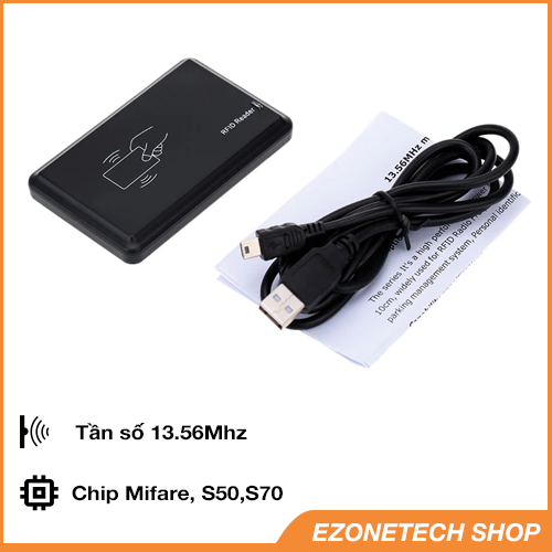 [HCM]Đầu Đọc Thẻ Từ RFID Tần Số 13.56Mhz Không Cần Driver