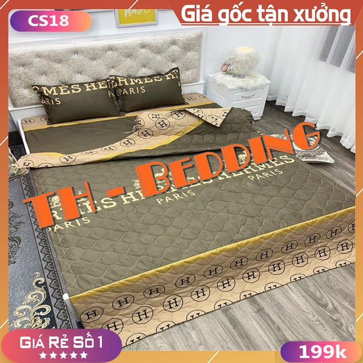 Bộ Chăn Ga Poly Cotton 5 Món