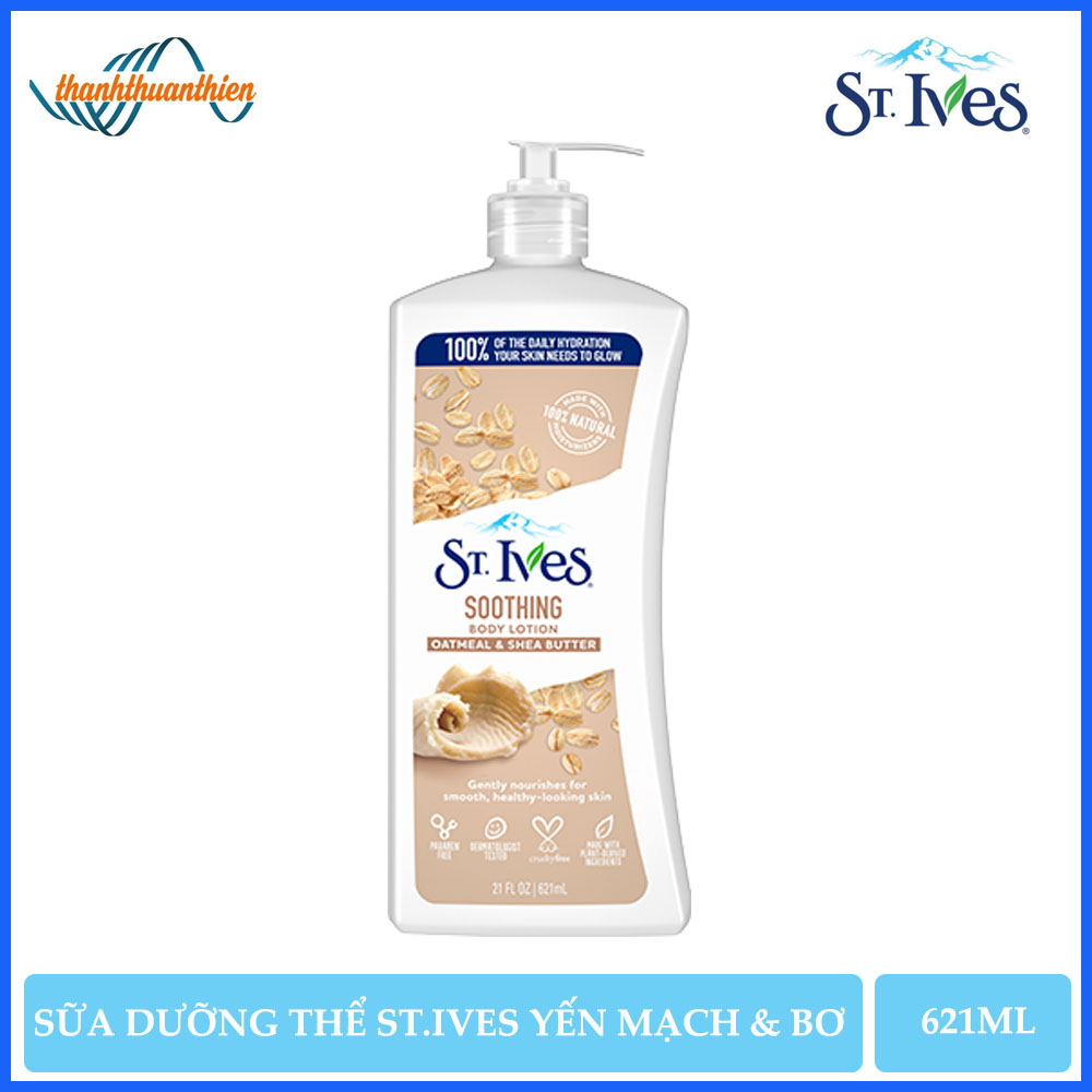 [HCM]Sữa Dưỡng Thể St.Ives Yến Mạch Và Bơ (621ml)