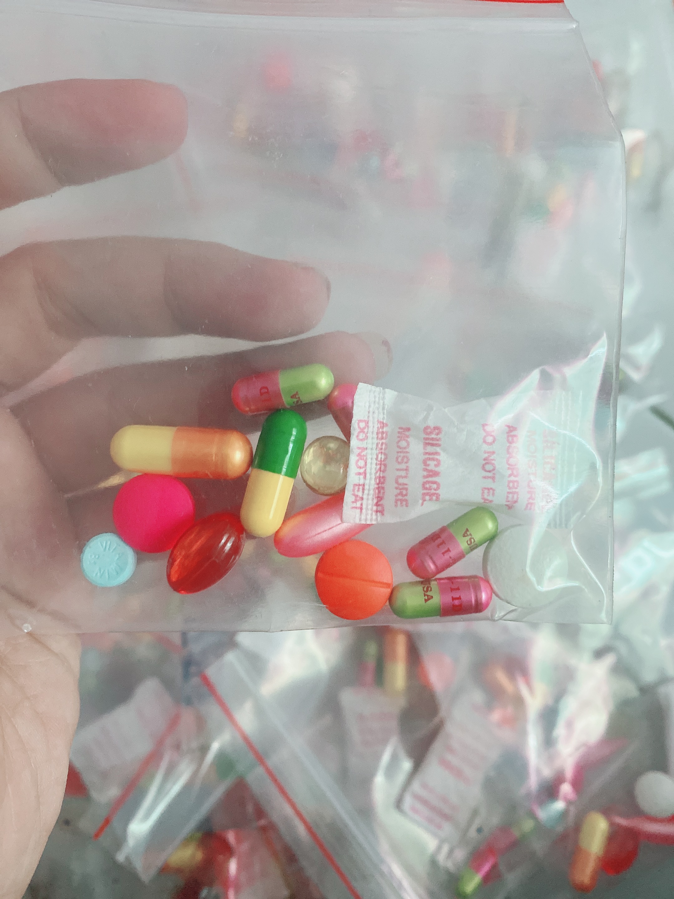 Viên Vitamin Cấy Trắng trộn kem