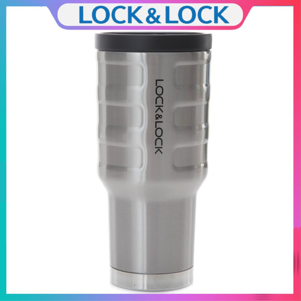Bình giữ nhiệt Lock&Lock Bumper Tumbler LHC4140SLV 580ml Bạc - Hàng chính hãng