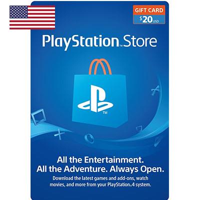 [HCM]Thẻ PlayStation PSN 20 USD Hệ US