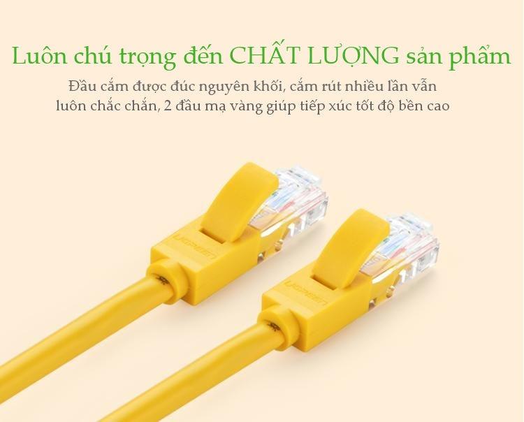 [HCM]Cáp mạng đúc sẵn 2 đầu CAT5 dài 3m Ugreen NW103 11232