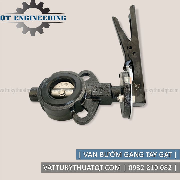 Van Bướm Gang Tay Gạt (SAMWOO KOREA-10K) - Phi 60mm - VATTUKYTHUATQT.COM