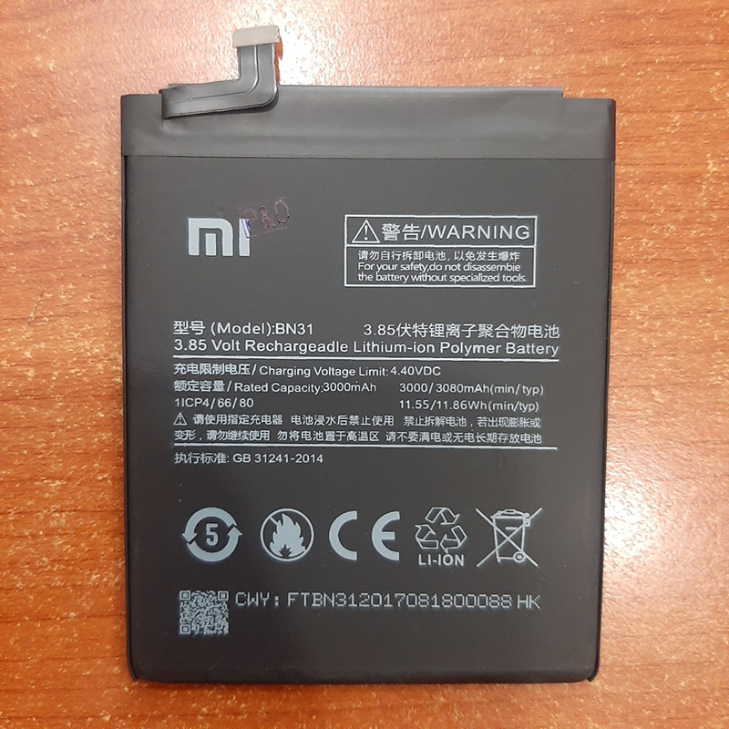 Pin Xiaomi Redmi Note 5A Zin