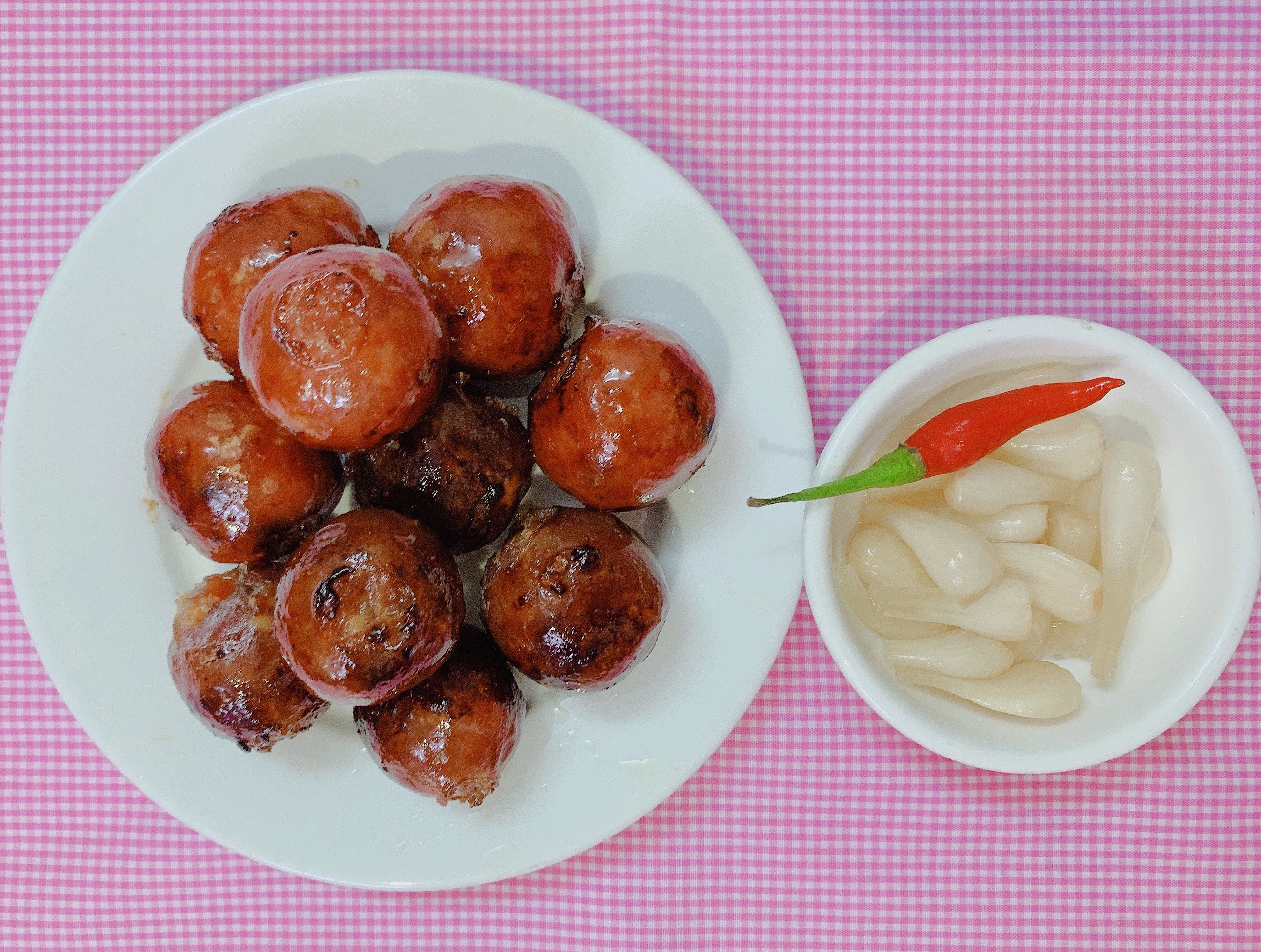[HCM][500g] Lạp xưởng tươi hồ lô nướng siêu nạc