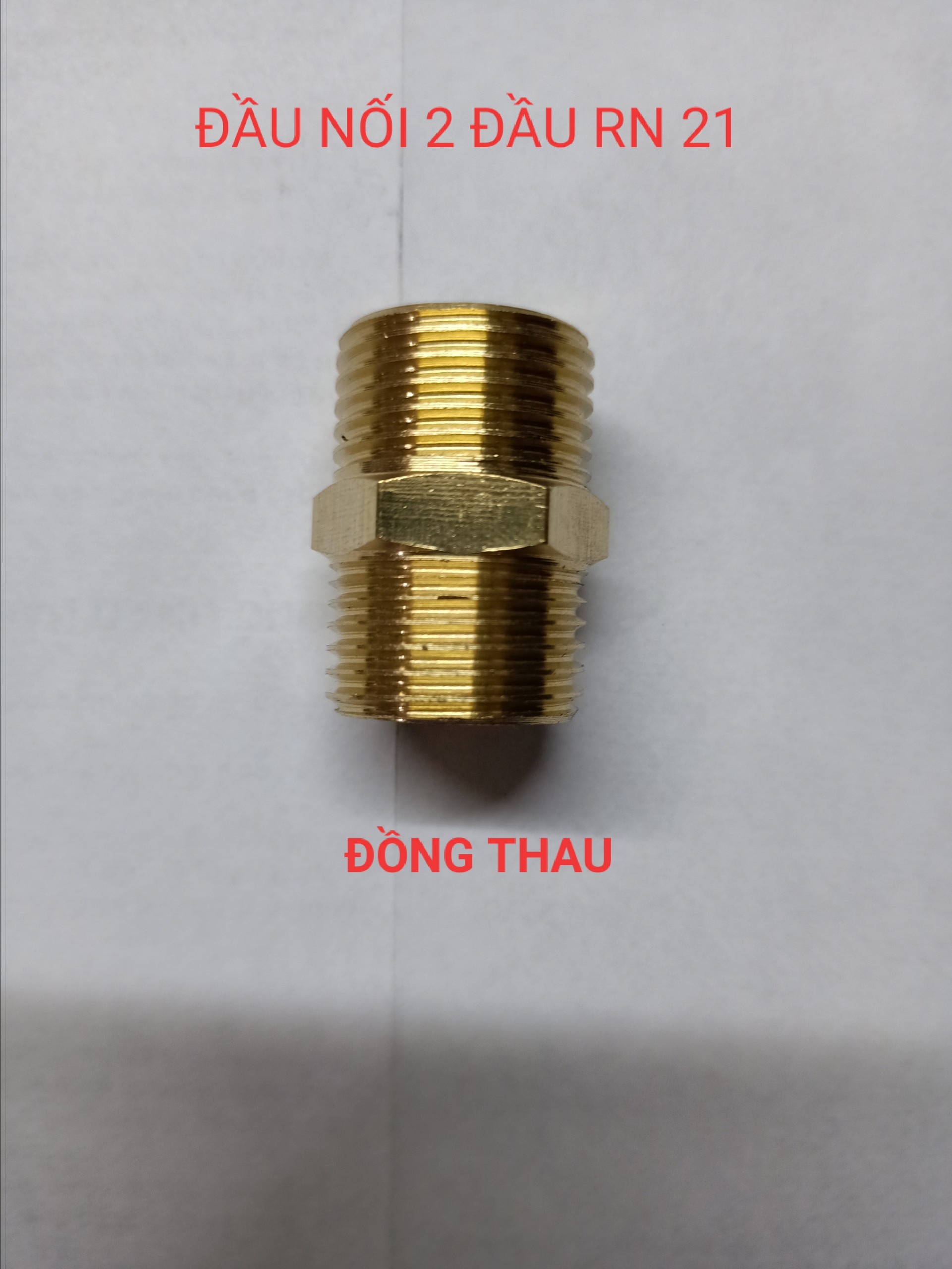 Đầu nối 2 đầu răng ngoài 21