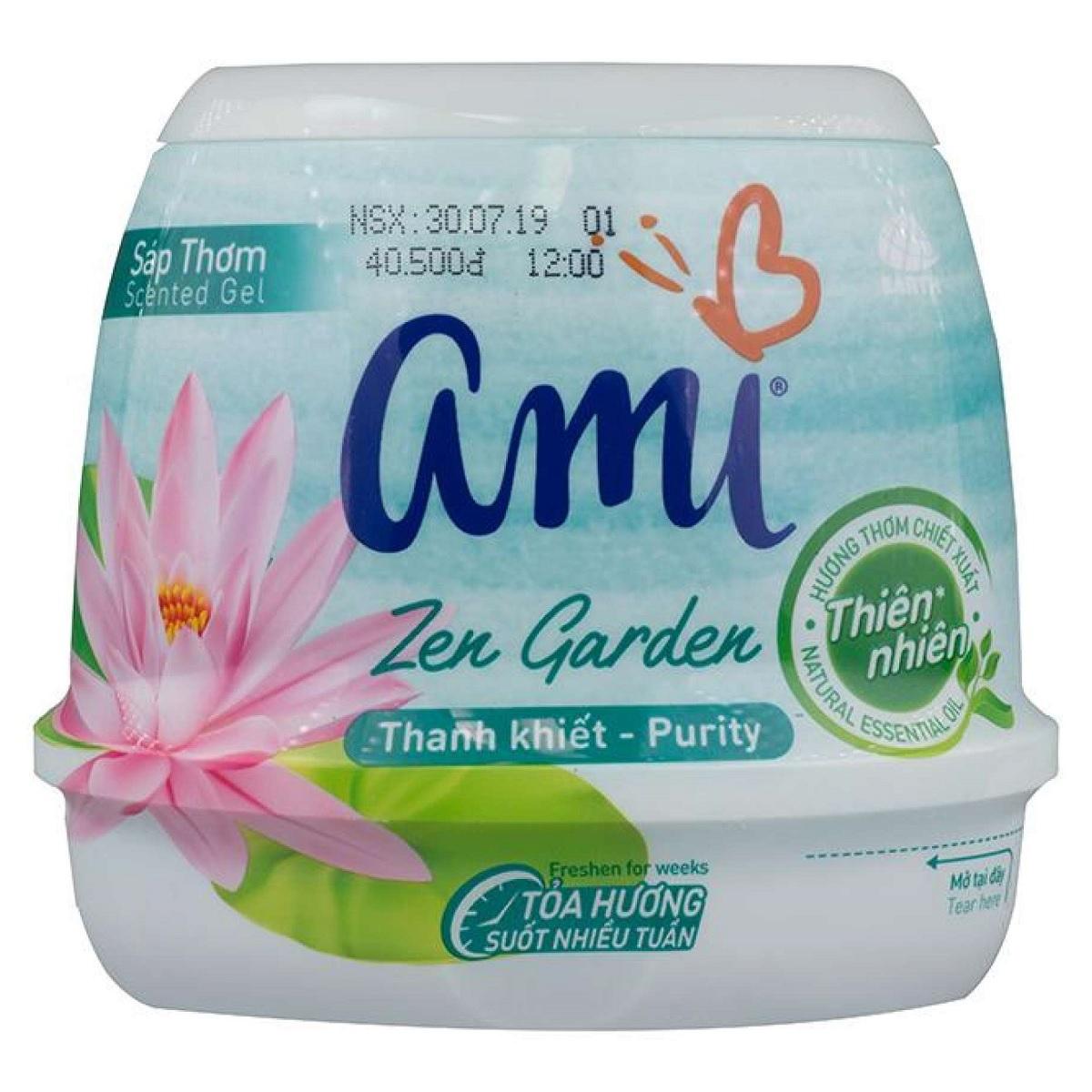 [Hoàn Tiền 10%] [HCM]Sáp thơm Ami hương Zen Garden thanh khiết