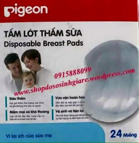 24 Miếng lót thấm sữa Pigeon
