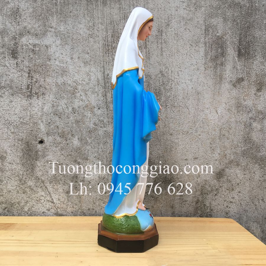 Tượng Đức Mẹ Ban ơn 45cm