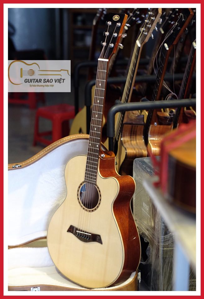 Đàn Guitar fullsolid Có EQ Star-02CE