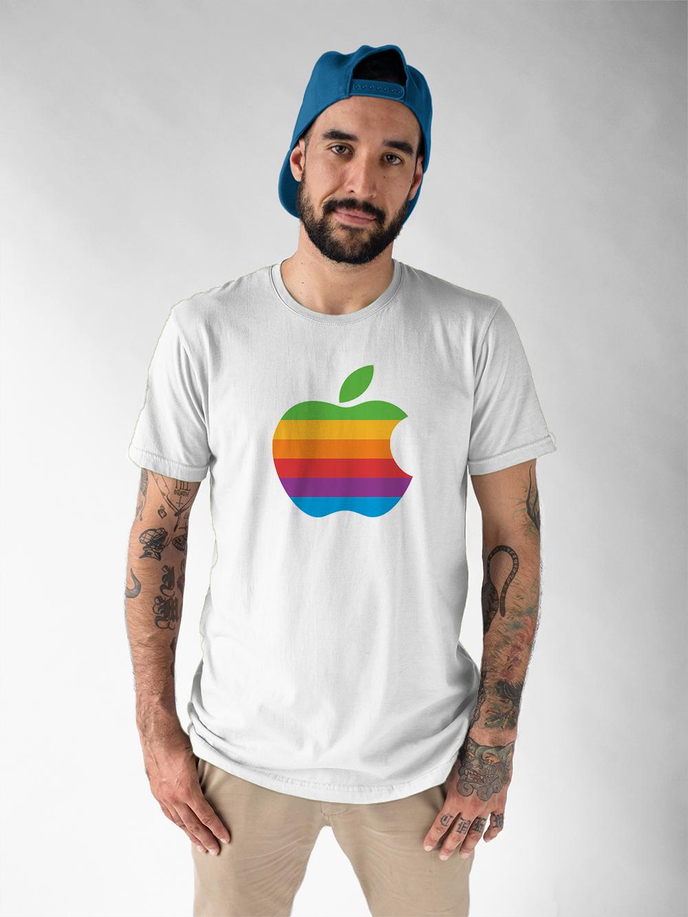 [HCM]Áo thun Unisex in hình Apple phong cách 1977