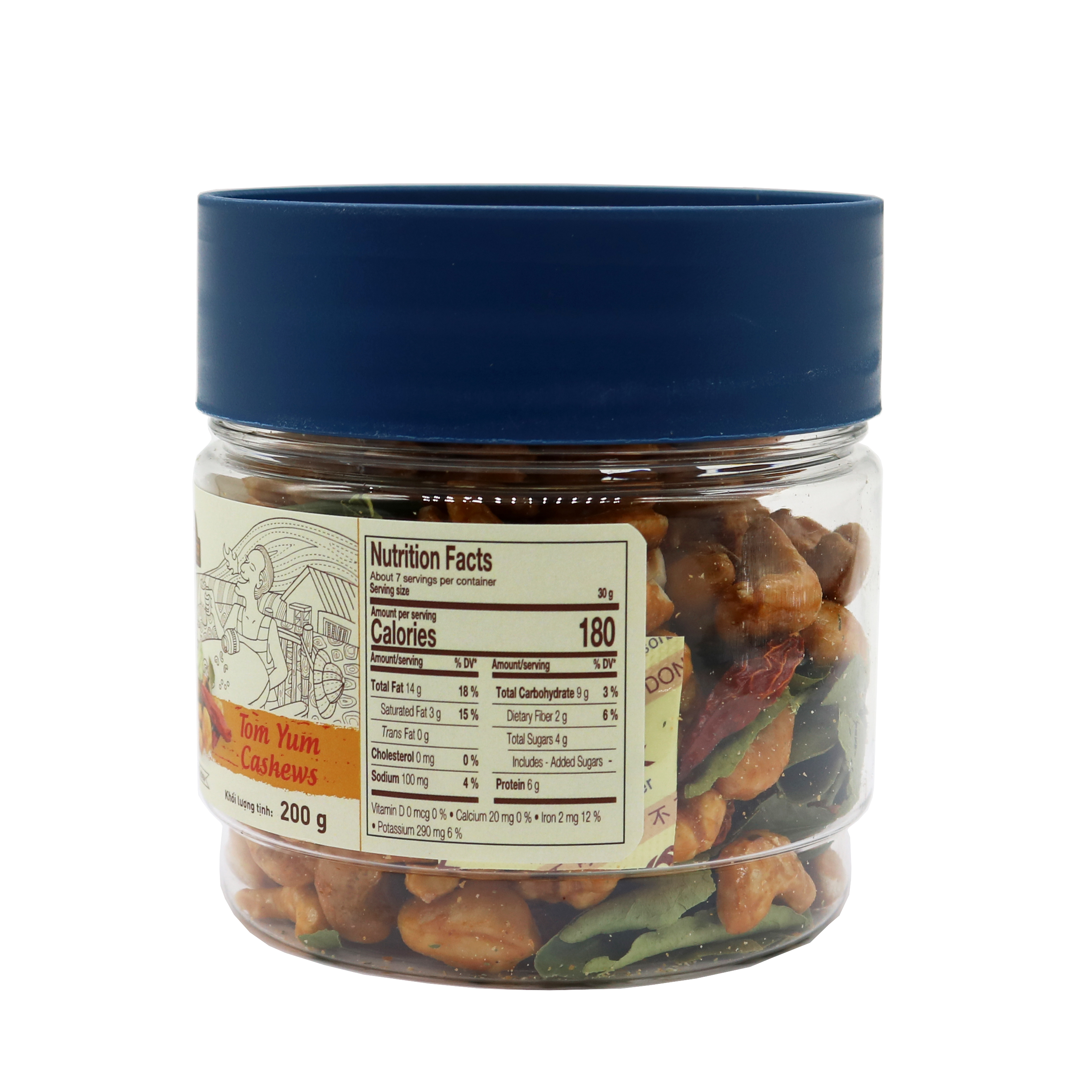 Hạt Điều Vị TomYum LAFOOCO 200g